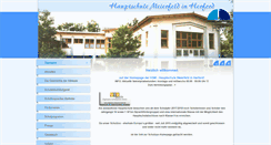 Desktop Screenshot of hauptschule-meierfeld.de